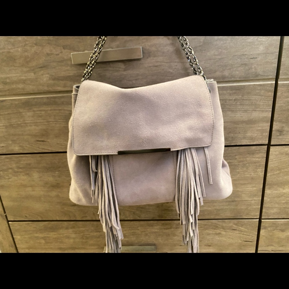 Steve Madden - Grey Fringe Purse